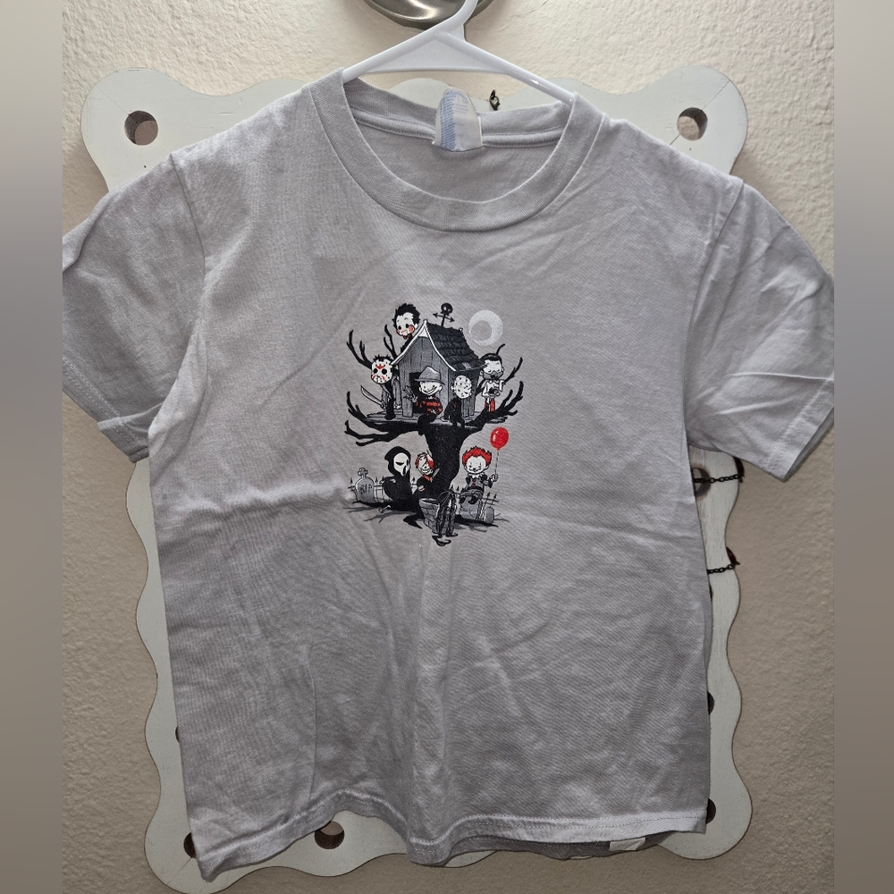 Halloween Slashers In Tree House Kids Graphic Tee